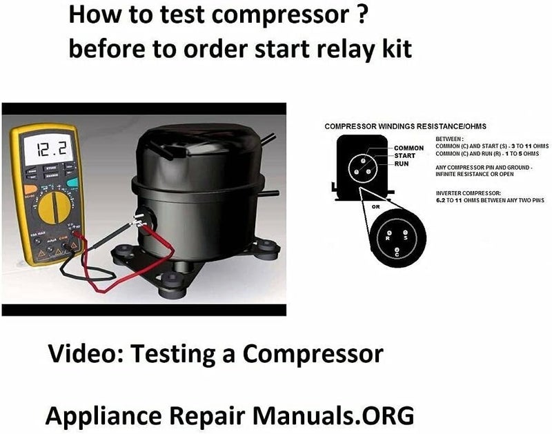GLOB PRO SOLUTIONS 213615000 CKD2002 Refrigerator Fits Compressor Start Relay 213615000 3/16. Termin Heavy DUTY - Image 3